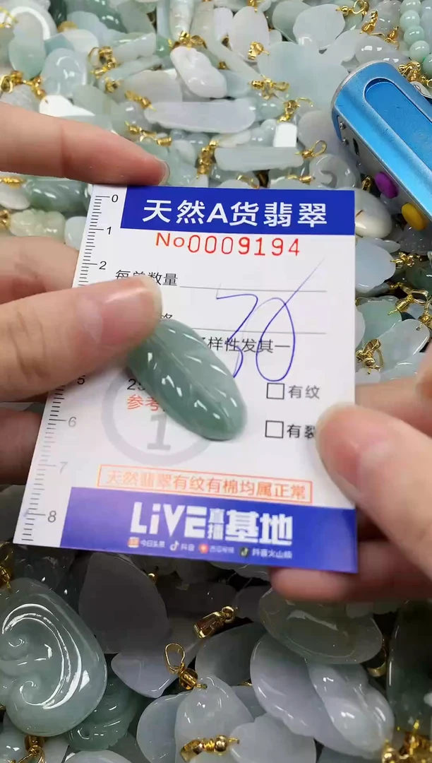 颈饰未镶嵌翡翠纯天然a货翡翠