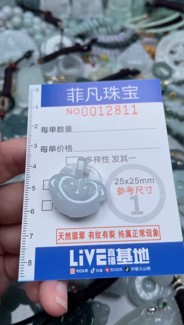 颈饰未镶嵌翡翠12811
