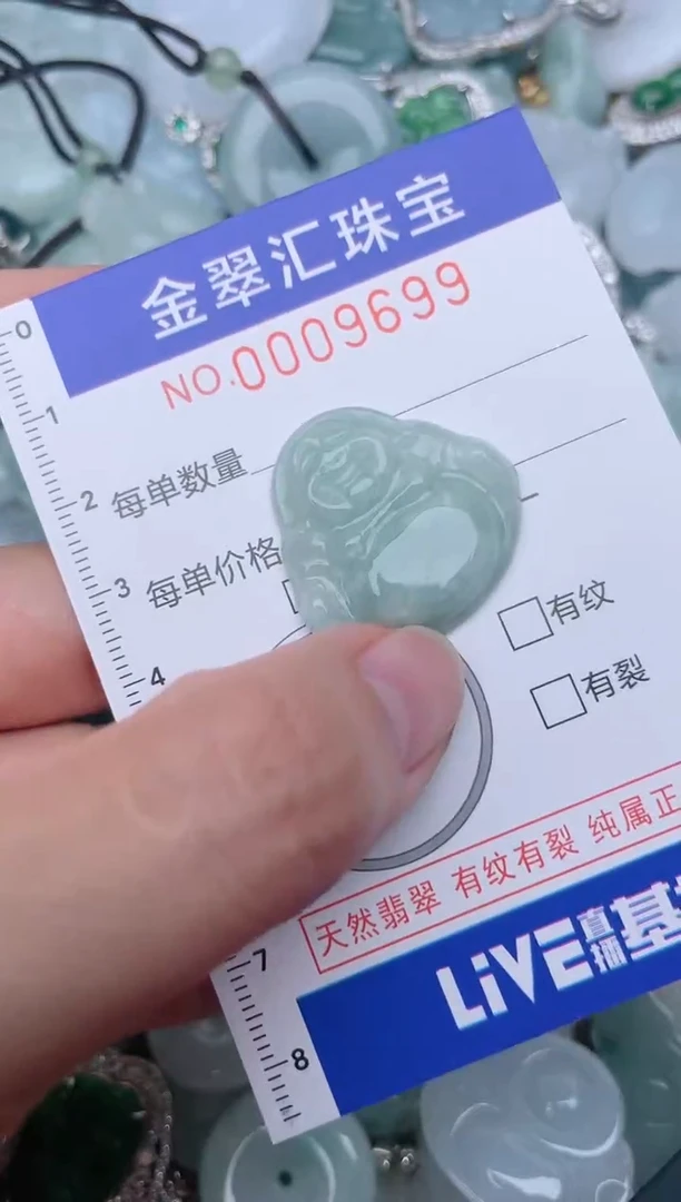 翡翠未镶嵌颈饰9699