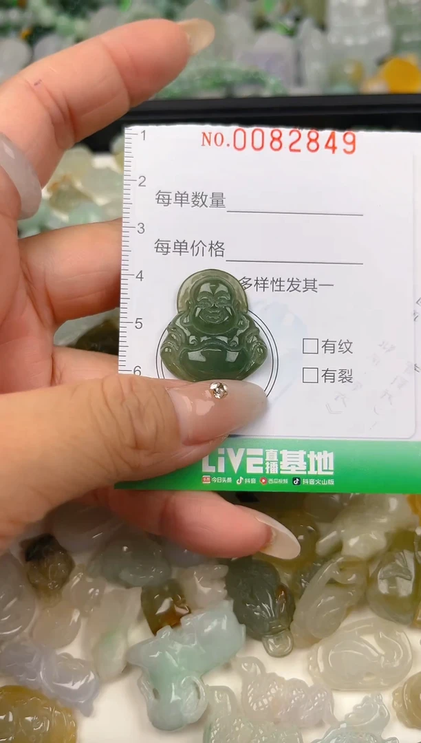 翡翠未镶嵌颈饰闪购00082849