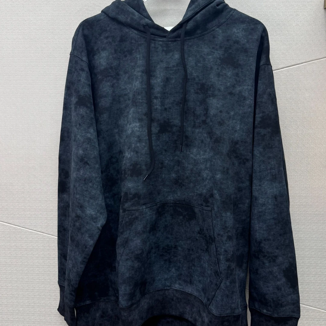 春秋男士休闲连帽套头薄款抽绳卫衣