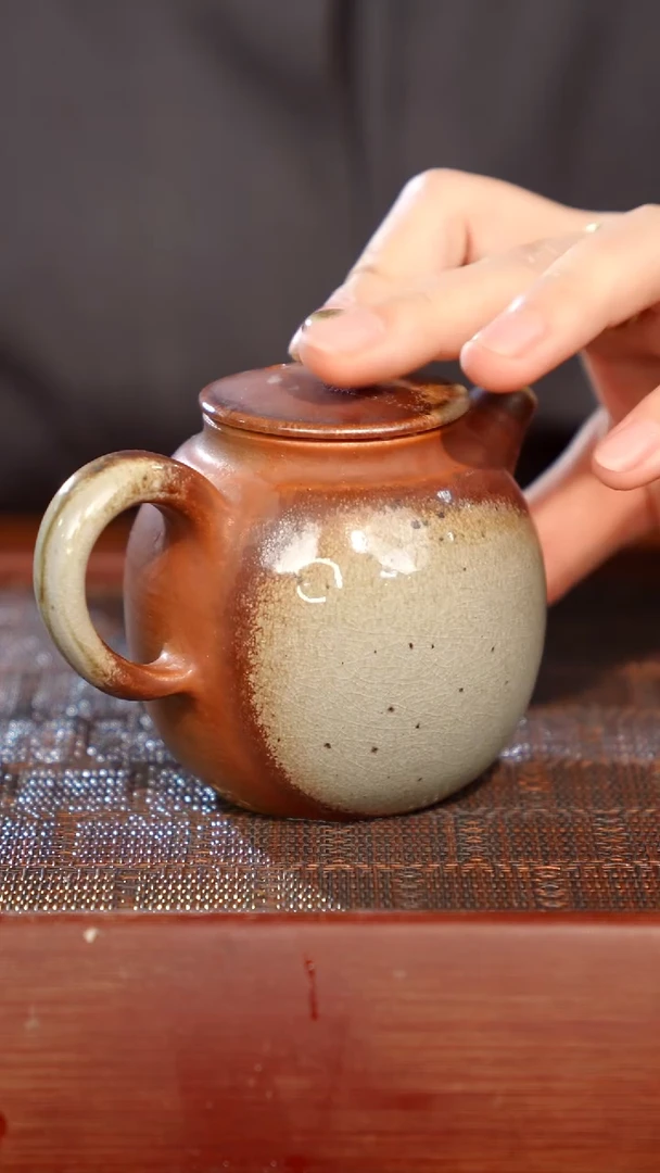 陶瓷奢瓷/瑞寅柴烧茶器（壶）0693