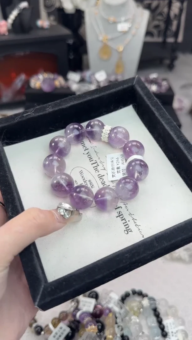 水晶手链未镶嵌天然水晶 多样性发货