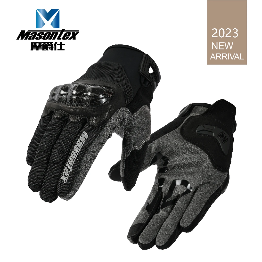 摩爵仕M31pro（升级款）机车手套防摔碳纤维骑行手套摩托车装备用品