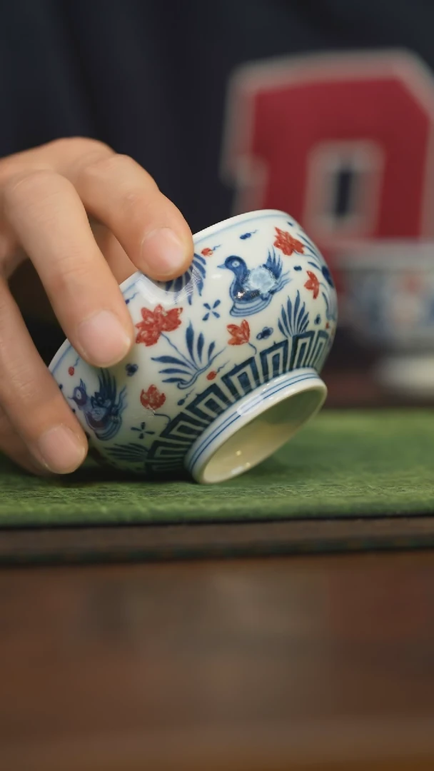 【闪购商品】杯柴窑青花破价福利