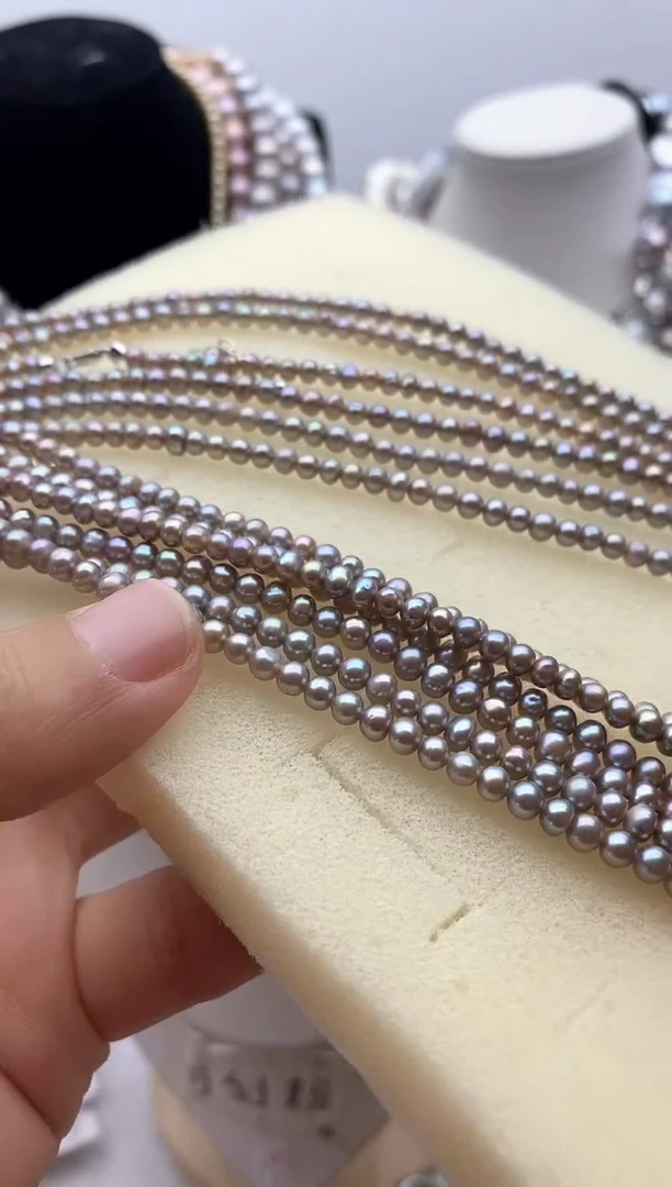 淡水珍珠钛钢颈饰244