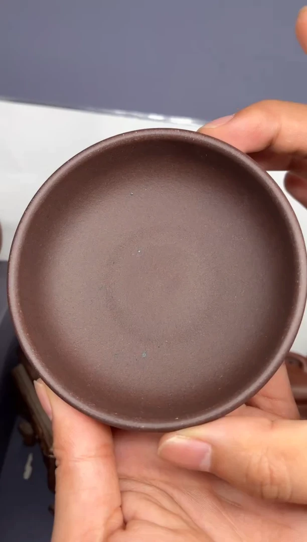 茶壶紫砂台西紫泥 老梁杯