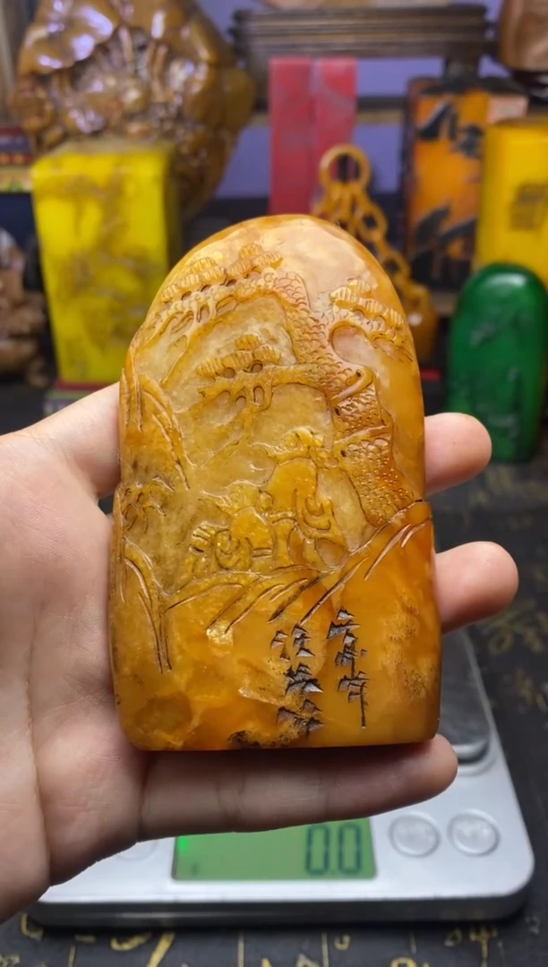 寿山石印石纯天然篆刻石料