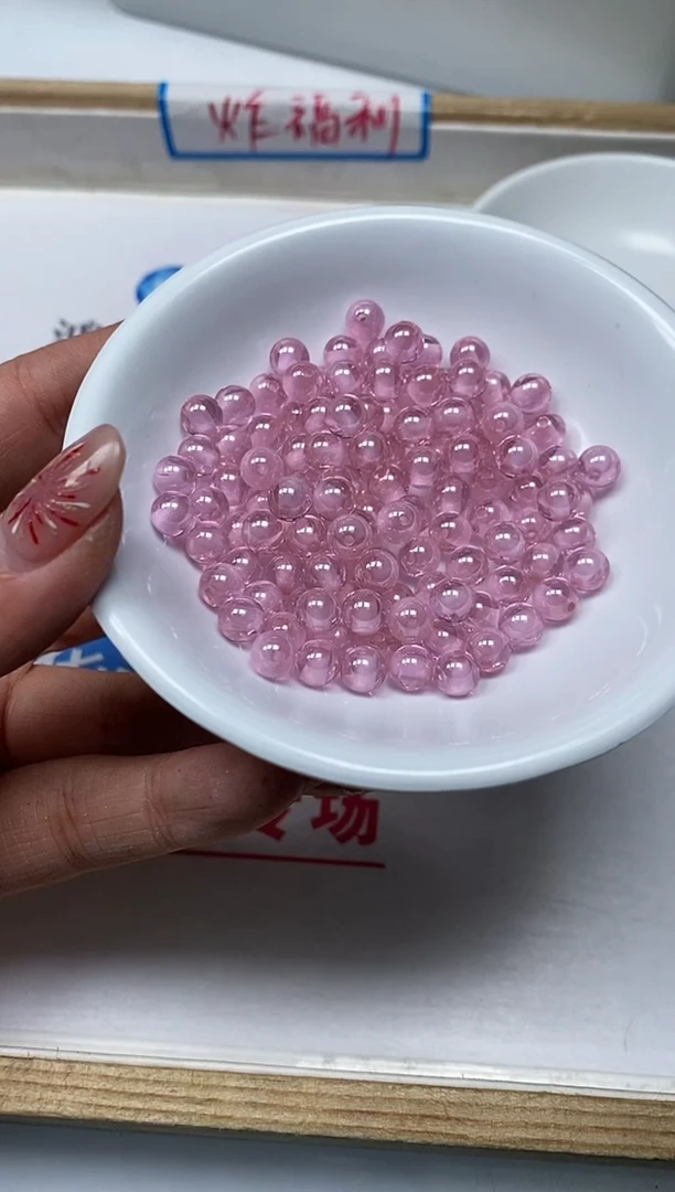 【闪购商品】锆石散珠未镶嵌M379 粉锆石6mm15颗13元