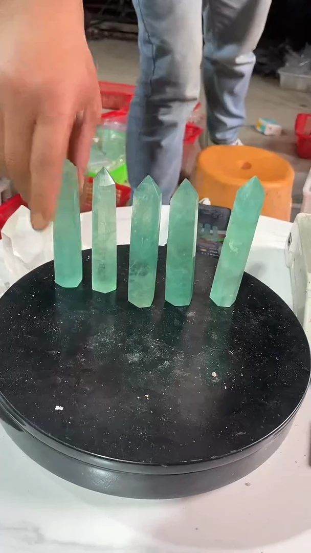未镶嵌水晶大型摆件（非配饰）萤石柱子多样性随机发（28）