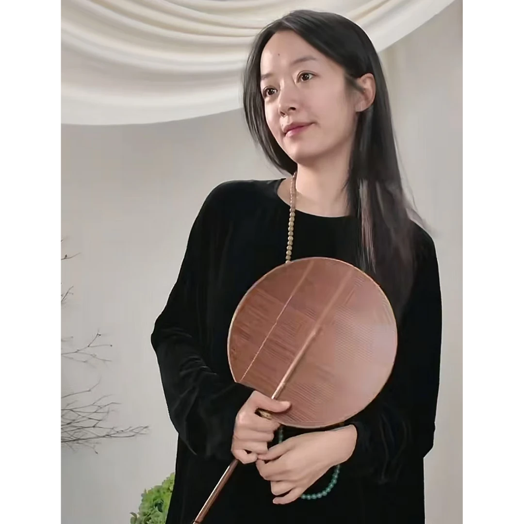 浔象丝绸桑蚕丝丝绒长袖连衣裙