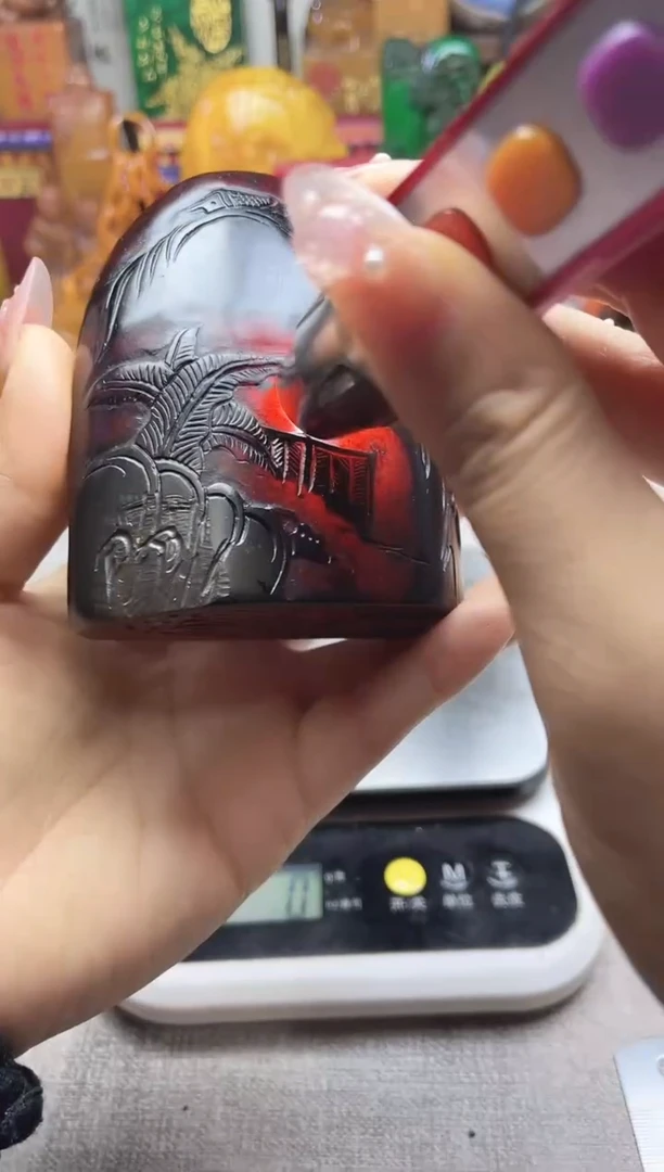 寿山石印石纯天然石料