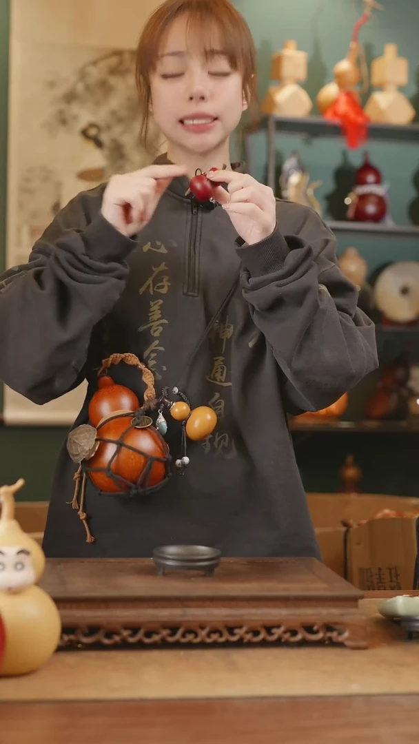 【闪购商品】254号精品天然大漆工艺防渗内胆酒葫芦~