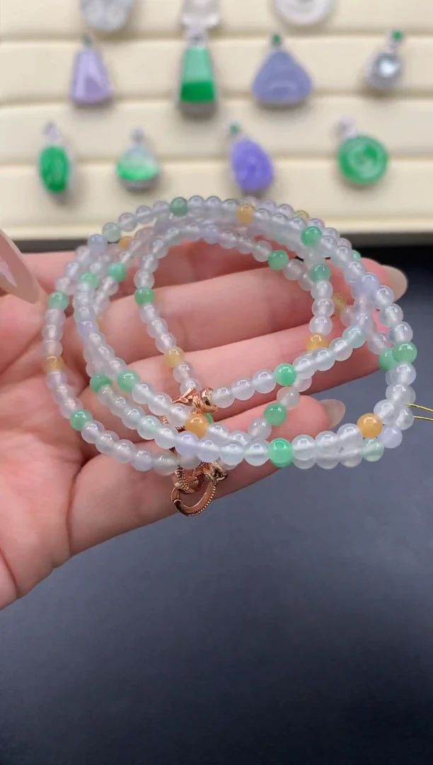 【闪购商品】翡翠颈饰未镶嵌Q364      