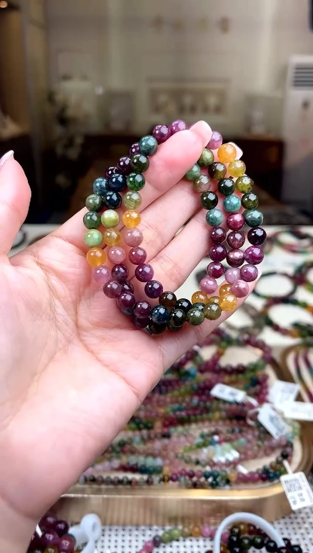 【闪购商品】碧玺/未镶嵌6mm+碧玺多圈多样性发货