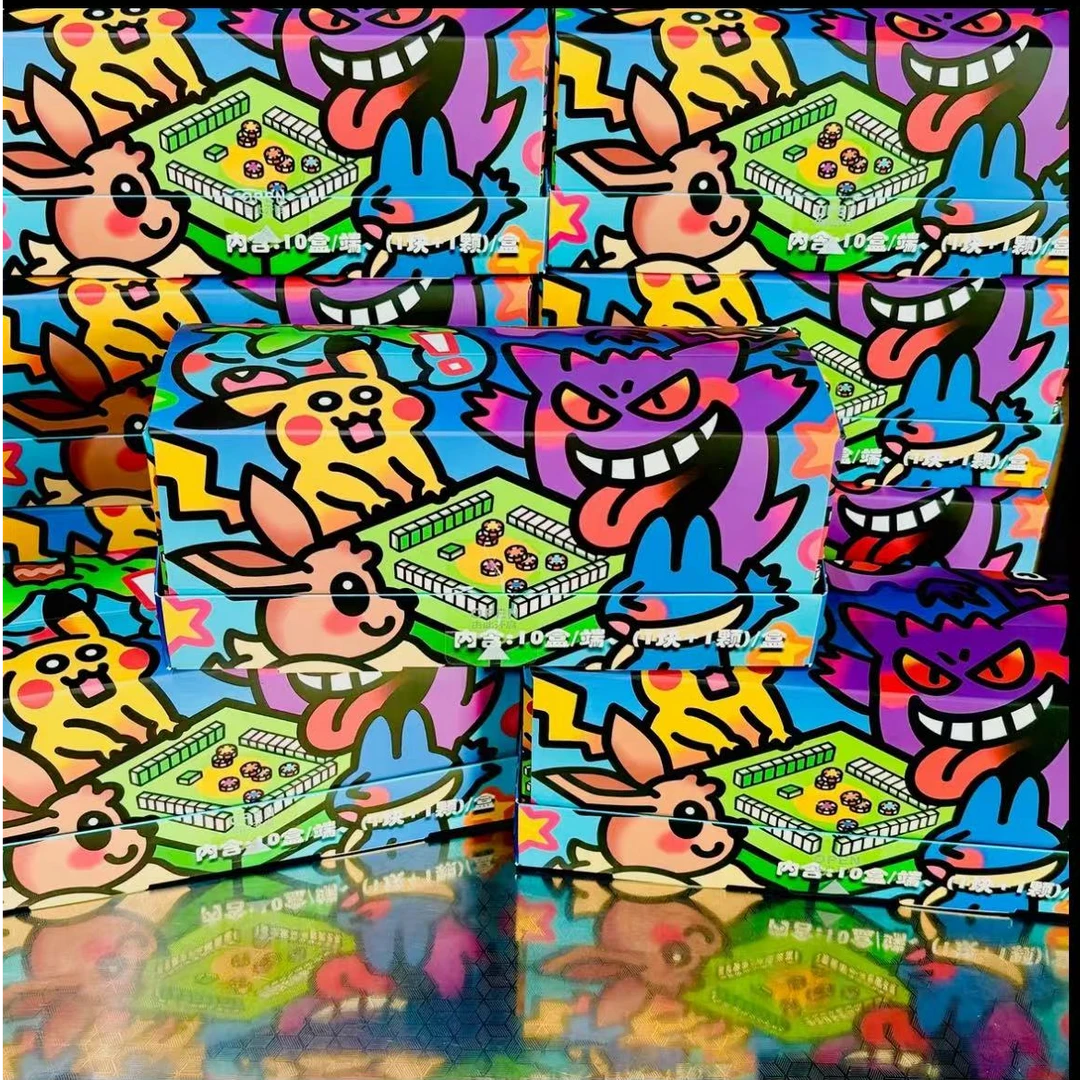 多罗社艺术家《宝可梦》潮玩收藏麻将 （拆卡）