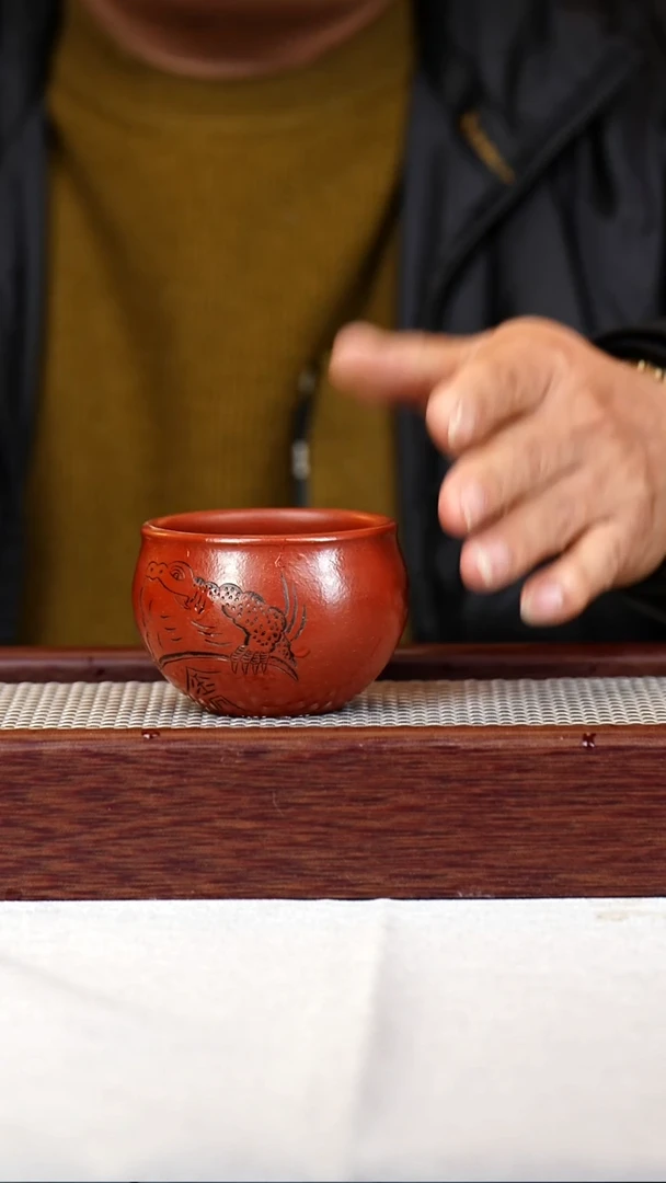 茶杯紫砂宜兴紫砂杯34