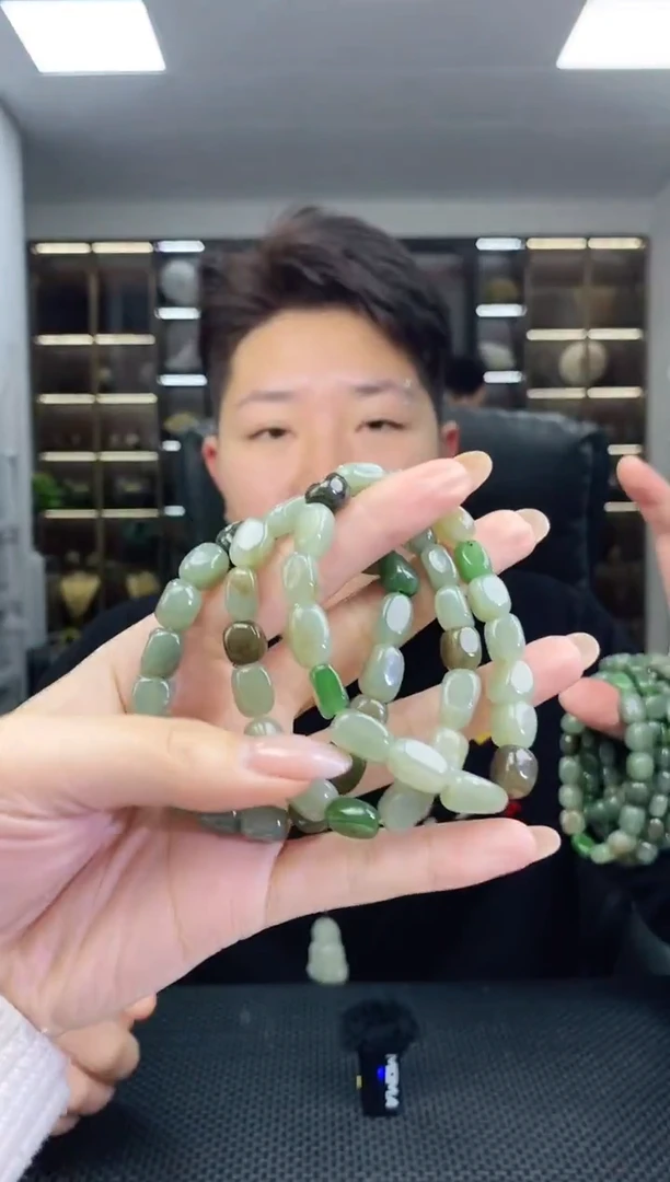 颈饰未镶嵌和田玉随型手串多样性拍一发一