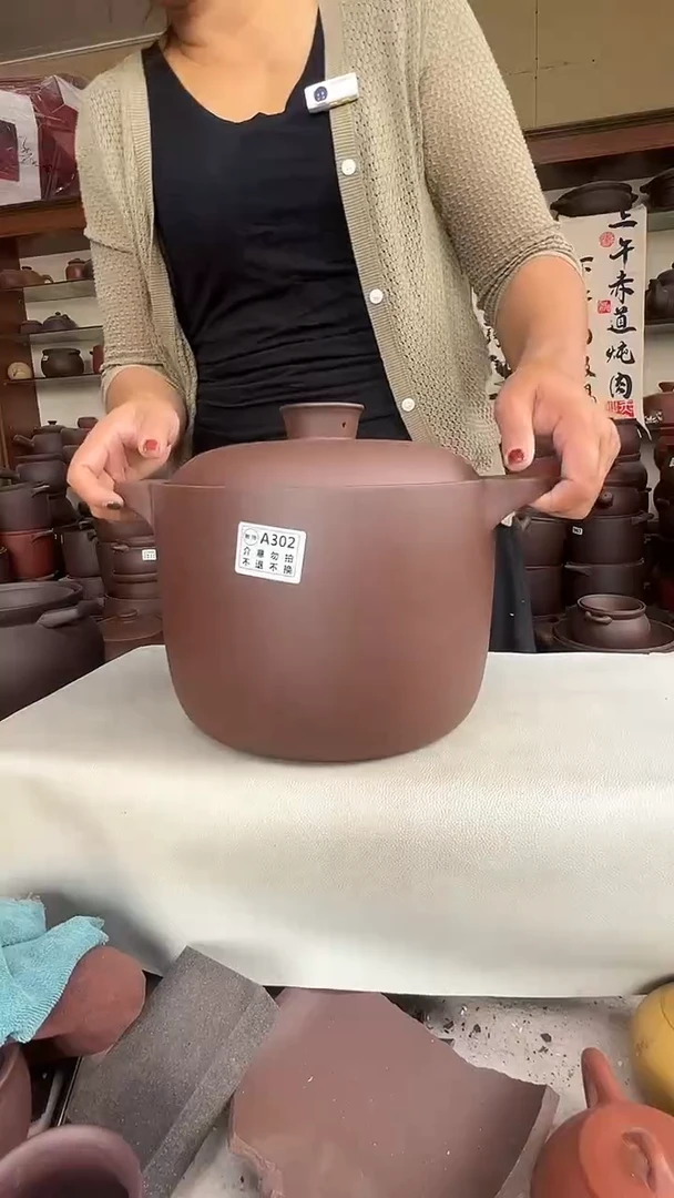 宜兴紫砂微瑕6升直筒A302