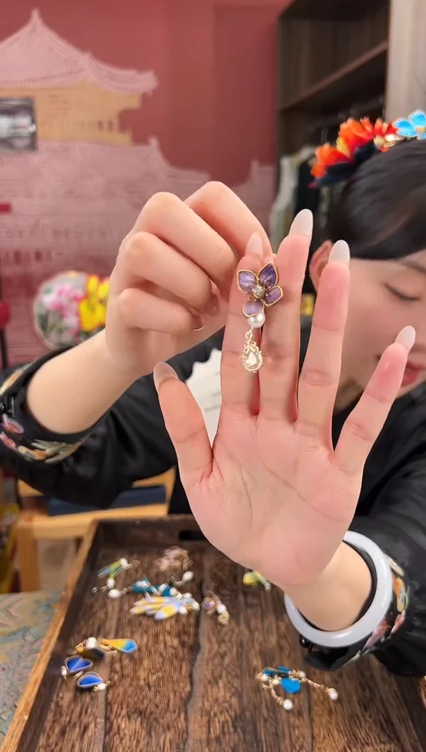 【闪购商品】刺绣苏绣世家非遗手工（耳环）