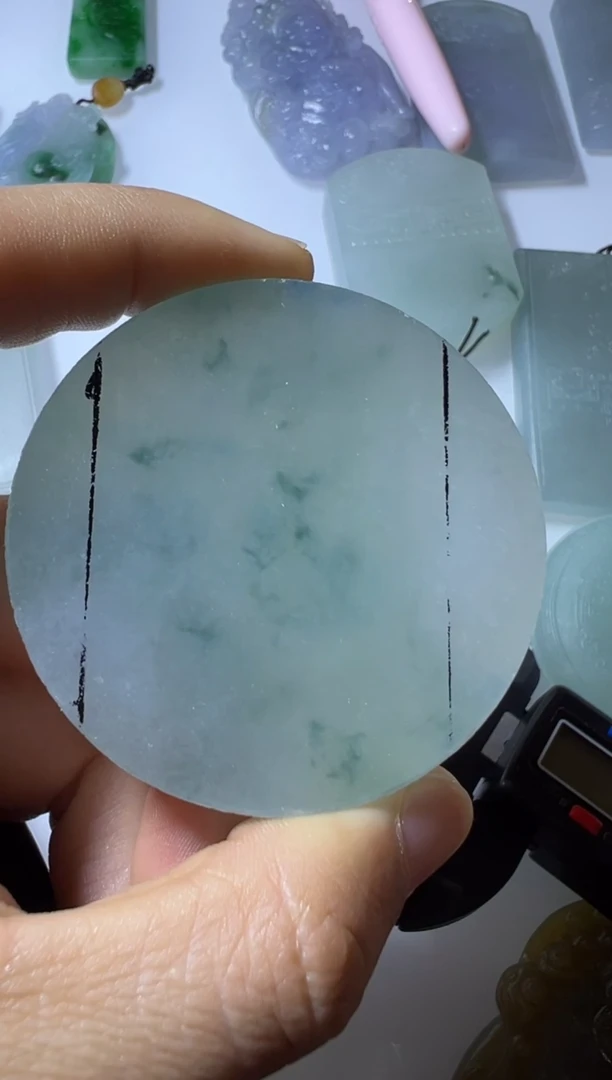 未镶嵌定制翡翠无事牌