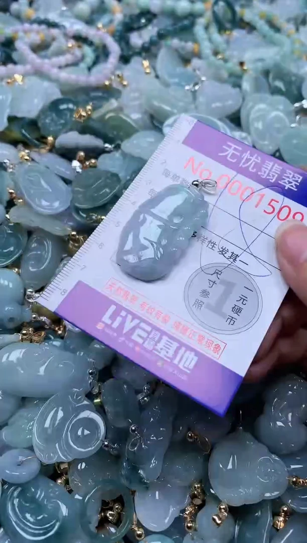 翡翠未镶嵌吊坠(不含链)1509