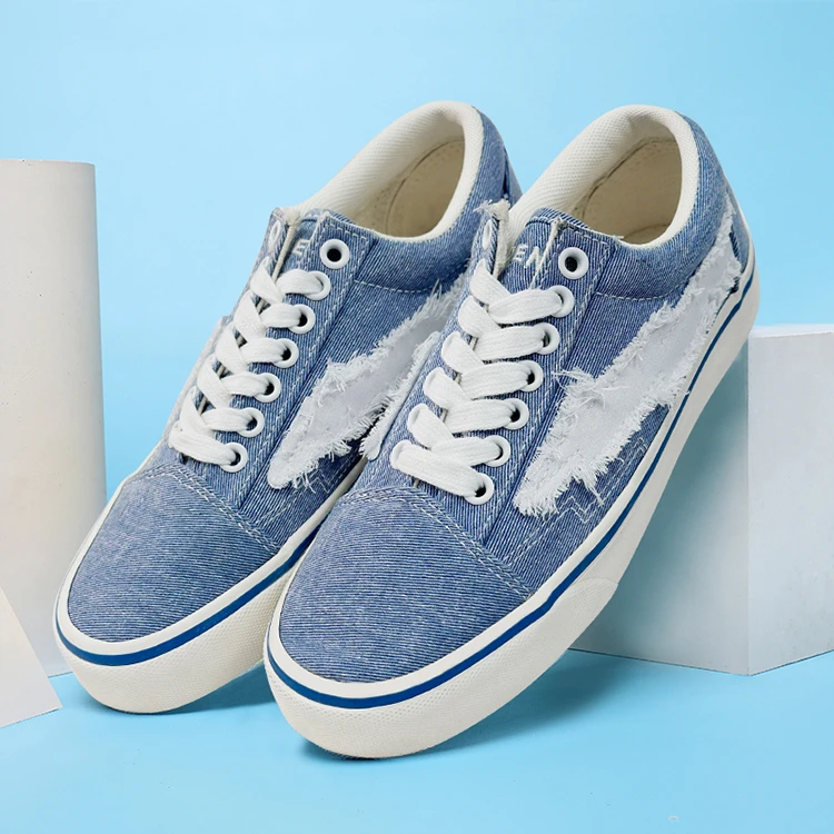 复仇风暴闪电帆布鞋牛仔系列