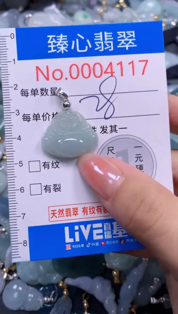 吊坠(不含链)未镶嵌翡翠4117