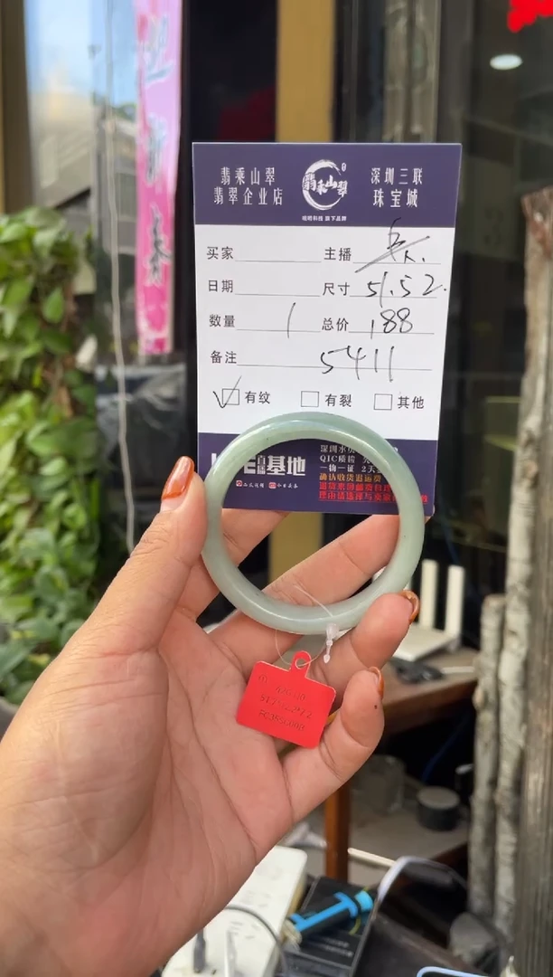 未镶嵌手镯翡翠C 51正圈 5411