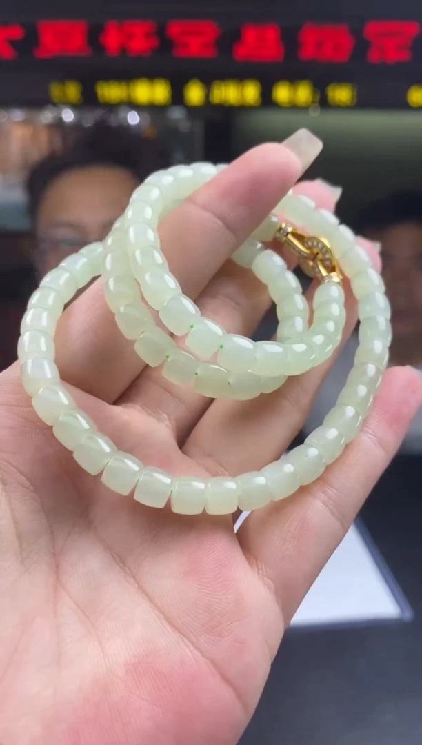 和田玉银S925镶嵌项链多样性-项链-X3324