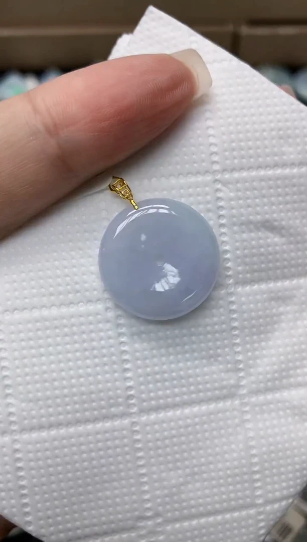 颈饰18K金镶嵌翡翠 11111111111