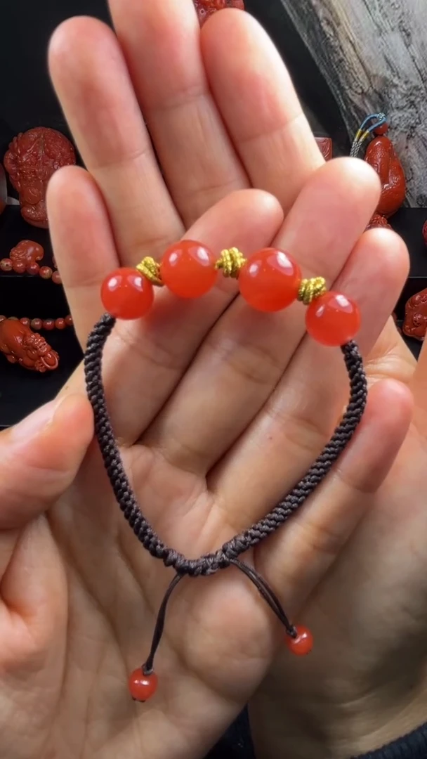 颈饰未镶嵌南红玛瑙南红手串