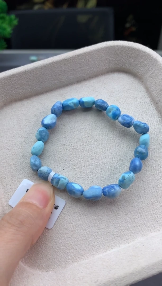 未镶嵌绿松石手串轻*点W236