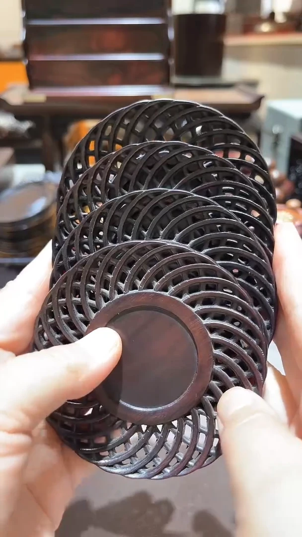 木兰****礼精品木雕4片精工细作