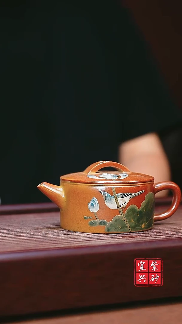 紫砂公道杯宜兴原矿紫砂 柴烧汉瓦