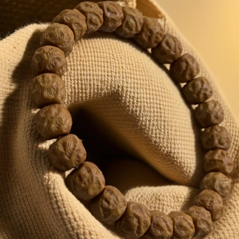 《观山无相》猴头手串精品原色