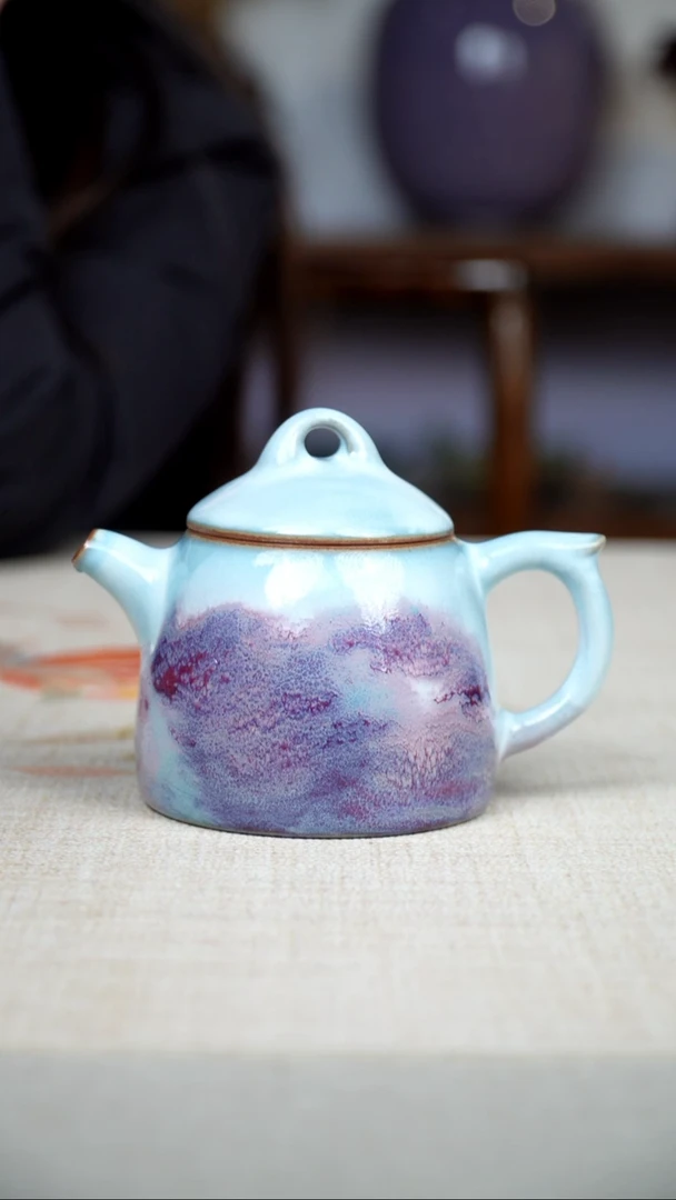 壶瓷甄选名窑钧瓷特色茶器16