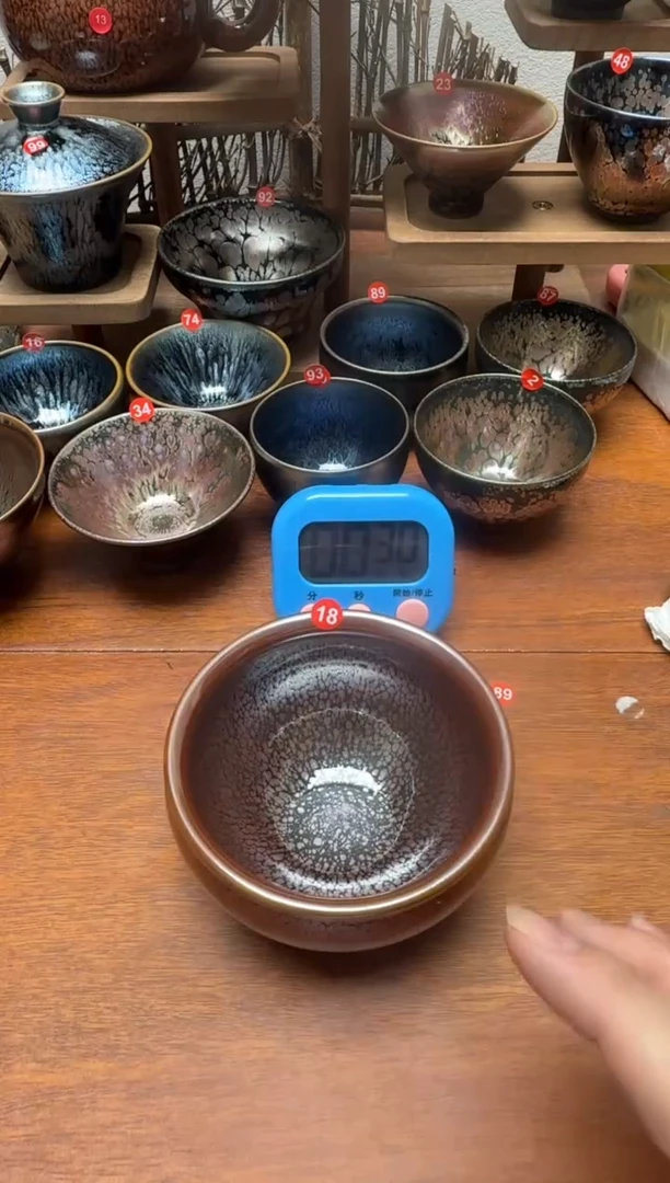 茶盏李*生18号建盏工匠茶器