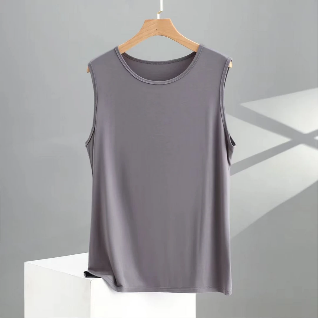 男士纳米拼接圆领背心1117