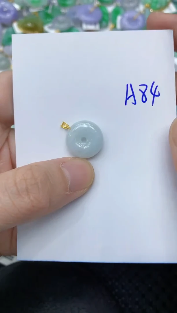 【闪购商品】翡翠颈饰18K金镶嵌11111111111