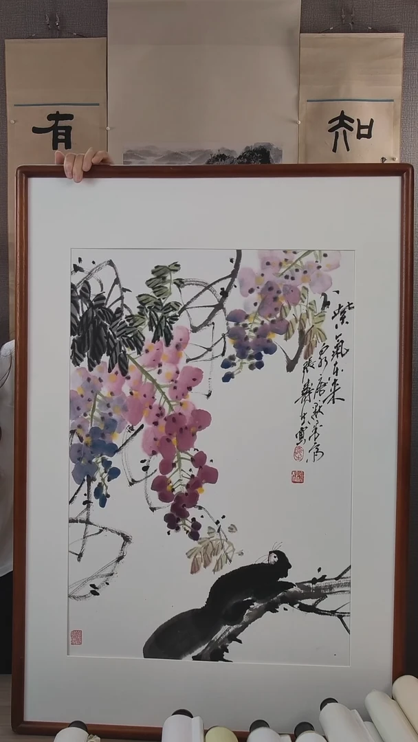 书法张老师绘画作品