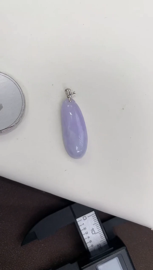 颈饰18K金镶嵌翡翠天然缅甸a货翡翠(多样性发其一)