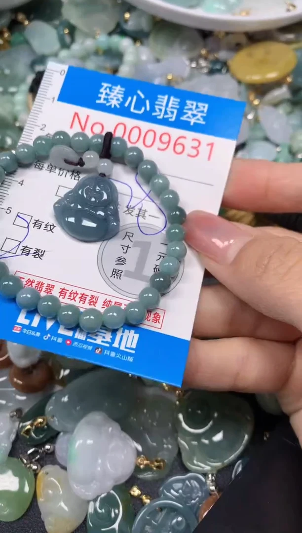 【闪购商品】翡翠颈饰未镶嵌含绳0009631