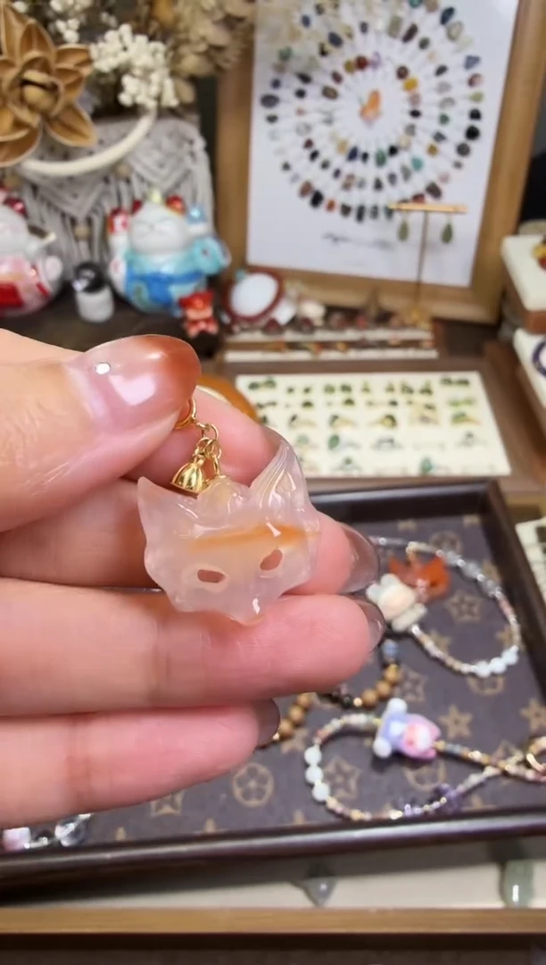 水晶摆件未镶嵌面具