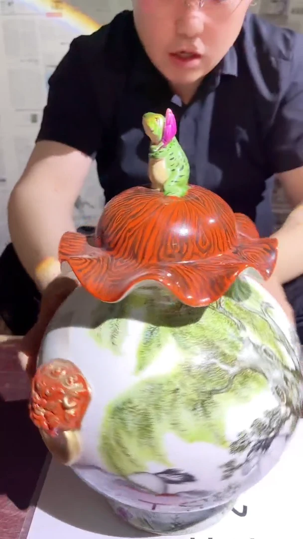 摆件景德镇陶瓷流水298