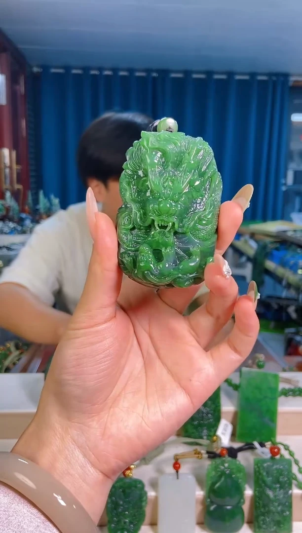 和田玉未镶嵌挂件1