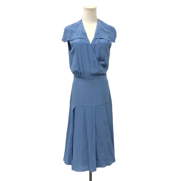 妃鱼/博柏利/桑蚕丝/连衣裙/95新/球五11