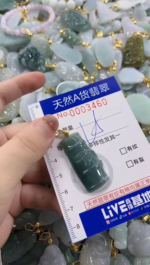 颈饰未镶嵌翡翠天然A货翡翠