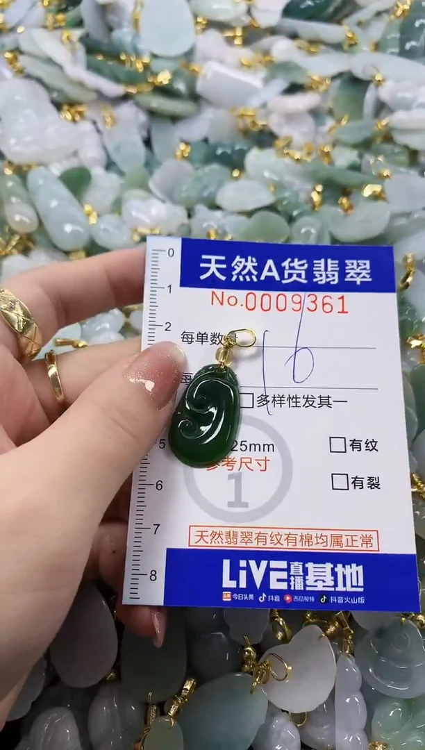 颈饰未镶嵌翡翠天然A货翡翠