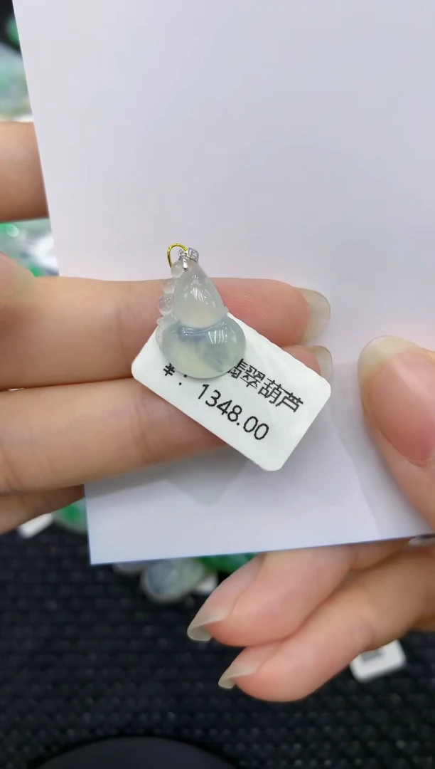 【闪购商品】翡翠颈饰18K金镶嵌8888888888